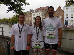 juni 2015 - Lopen, fietsen, zwemmen,  en de hoop vergroten.